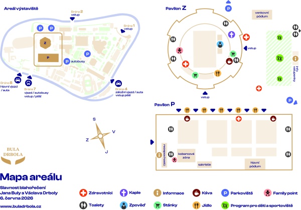 Mapa areálu
