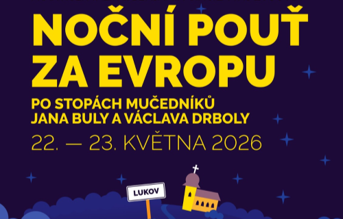 Pouť za mír v Evropě letos na místech spojených s Bulou a Drbolou