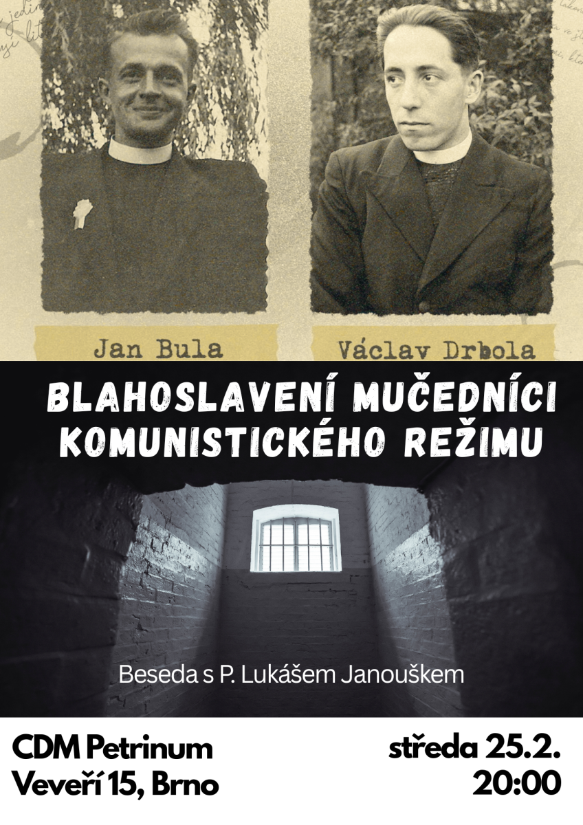 Beseda o Janu Bulovi a Václavu Drbolovi v Petrinu