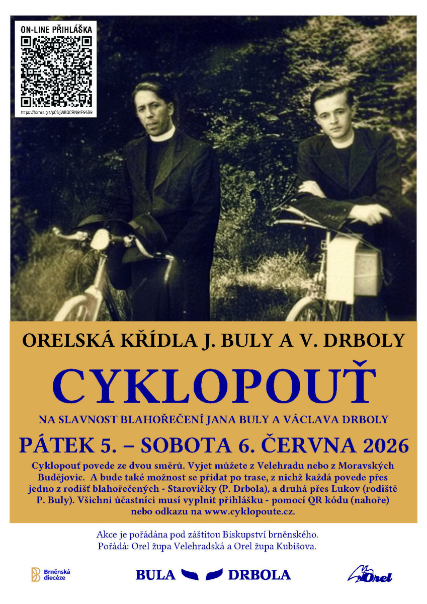 Cyklopouť na slavnost blahořečení