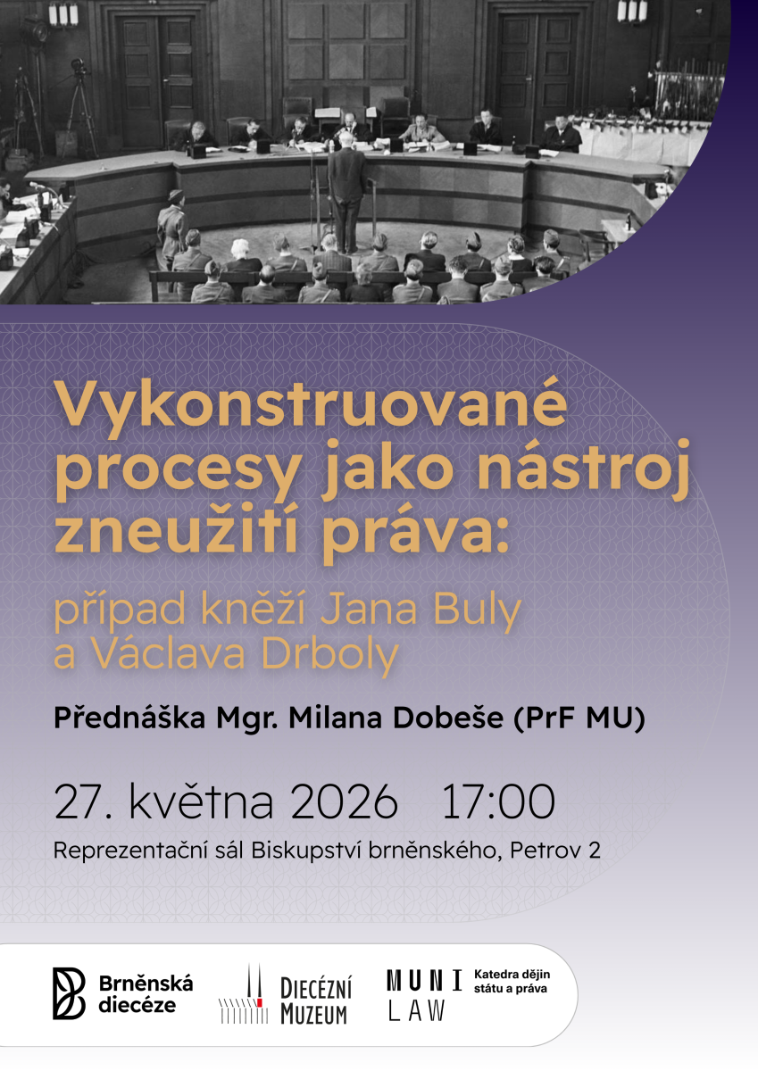 Vykonstruované procesy jako nástroj zneužití práva - přednáška na Petrově