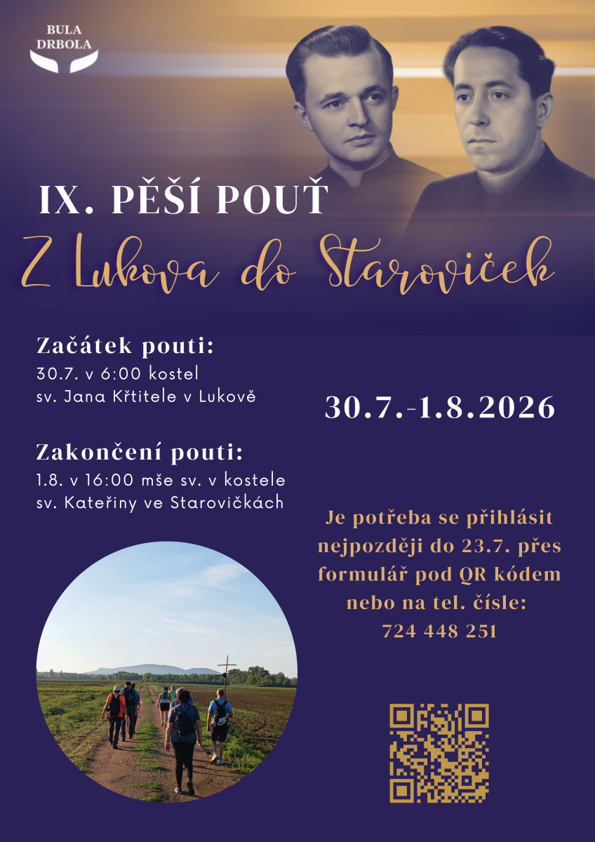 Pěší pouť z Lukova do Staroviček