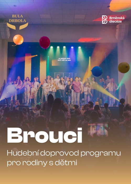 Brouci - dětská kapela, účinkující na programu pro rodiny s dětmi
