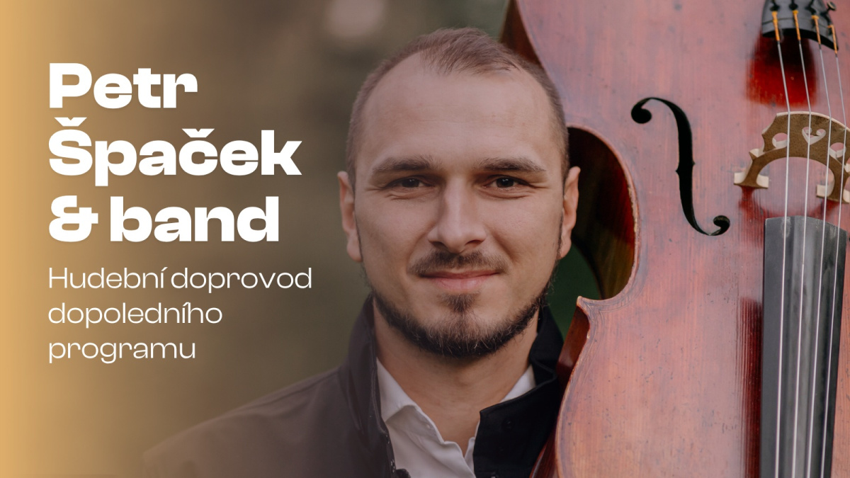 Petr Špaček & band - violoncellista, jeden z účinkujících na dopoledním programu