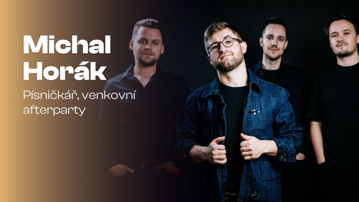 Michal Horák - písničkář, účinkující na podvečerním programu